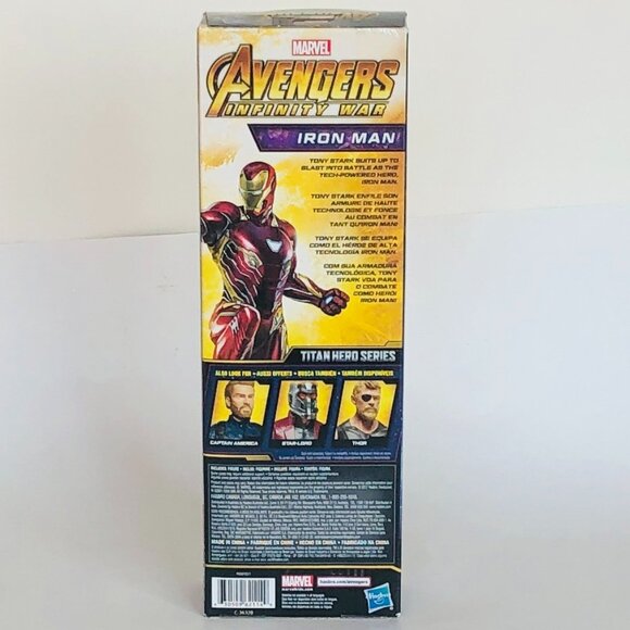 Marvel Avengers Titan Heroes Iron Man with Power FX Port 12" New in Box - Picture 6 of 10
